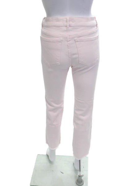 DL 1961 Women Ankle Cropped Pink Pants Size 28