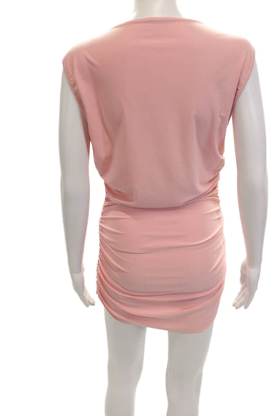 Norma Kamali Women Bodycon Mini Dress Pink Size M