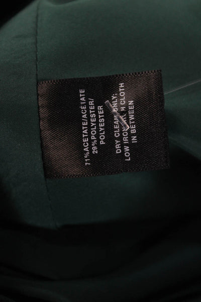 Lafayette 148 New York Womens Shift Dress Green Long Sleeve Knee Length Size 10