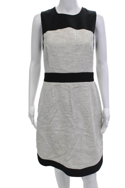 Banana Republic Womens Black Sheath Dress Sleeveless Knee Length Size 12