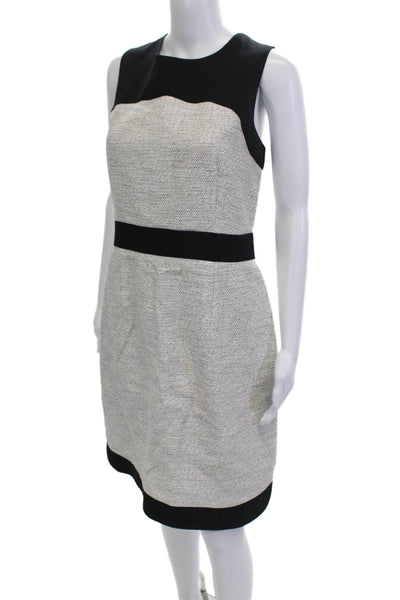 Banana Republic Womens Black Sheath Dress Sleeveless Knee Length Size 12