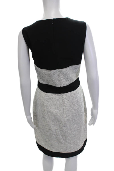 Banana Republic Womens Black Sheath Dress Sleeveless Knee Length Size 12