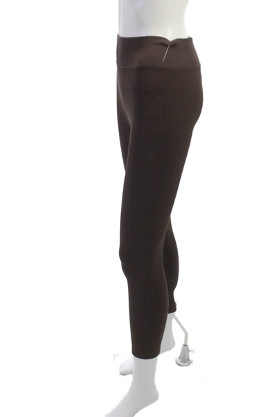 Lou & Grey Women Ankle Leggings Brown Size XS