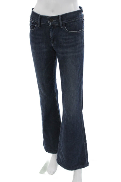 Goldsign Women Dark Blue Bootcut Flared Jeans Size 27