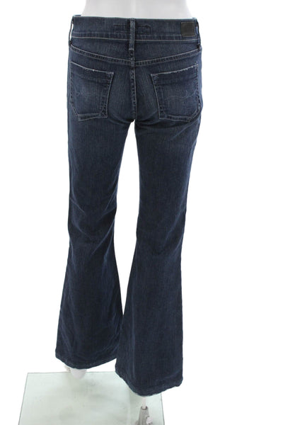 Goldsign Women Dark Blue Bootcut Flared Jeans Size 27