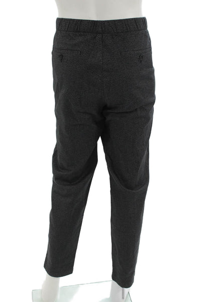 Bonobos Mens Ankle Cropped Pants Dark Gray Button Size L