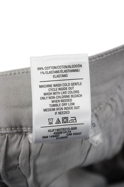 Joes Mens Chino Pants Gray Button 99% Cotton Size 36