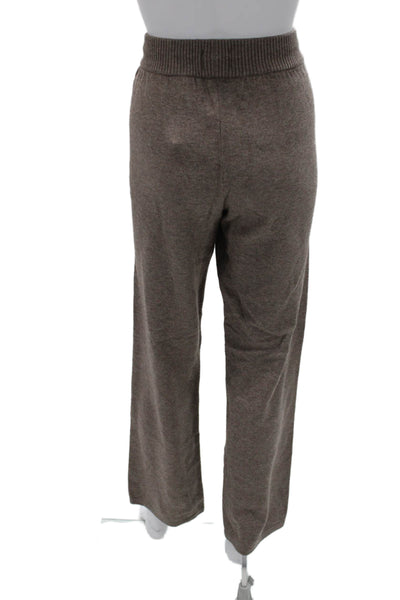 TKEES Womens Brown Drawstring Sweatpants Size S