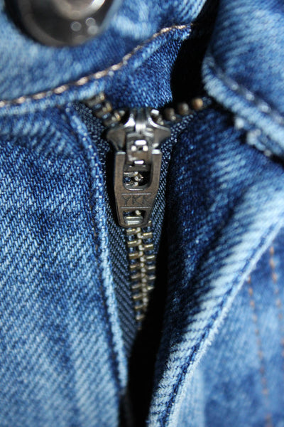 Pistola Womens Cropped Straight High Rise Jeans Blue Size 24