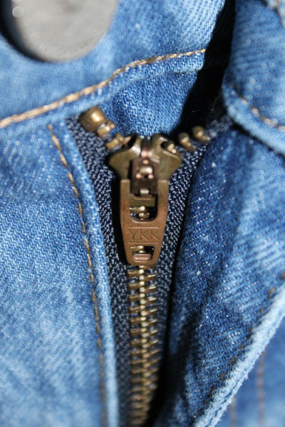 Flying Monkey Women High Rise Straight Wide Leg Jeans Blue Size 25