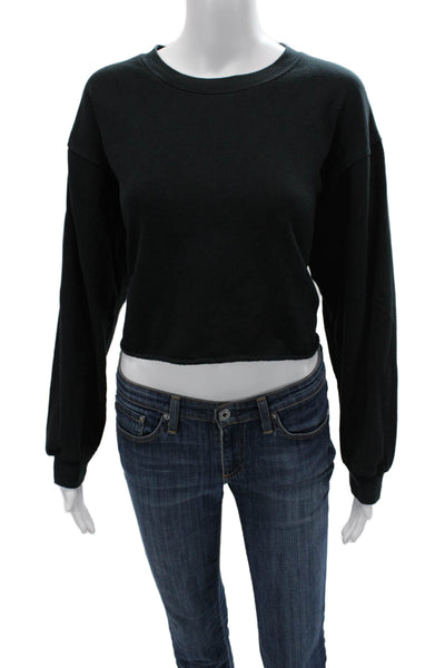 Suburban Riot Womens 90s Black Pullover Sweatshirt Crew Neck Long Sleeve Size M