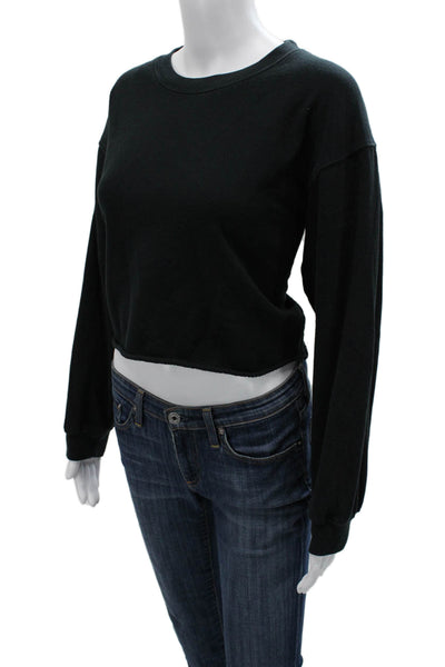 Suburban Riot Womens 90s Black Pullover Sweatshirt Crew Neck Long Sleeve Size M