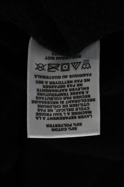 Suburban Riot Womens 90s Black Pullover Sweatshirt Crew Neck Long Sleeve Size M