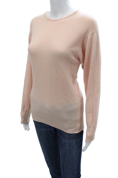 Lyle & Scott Womens Beige 100% Cashmere Crew Neck Pullover Sweater Size M
