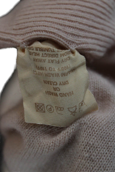 Lyle & Scott Womens Beige 100% Cashmere Crew Neck Pullover Sweater Size M