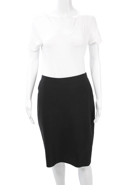 Shin Choi Women Straight Pencil Skirt Black Knee-Length Size 6
