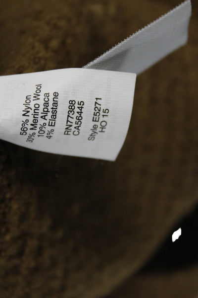 Madewell Womens Brown Merino Wool Alpaca Mock Neck Pullover Size XS