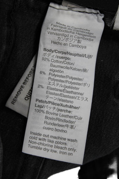 Madewell Womens Ankle Skinny Black Jeans Size 25