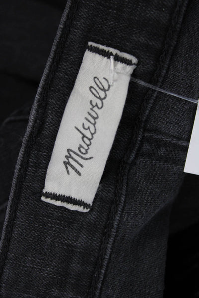 Madewell Womens Ankle Skinny Black Jeans Size 25