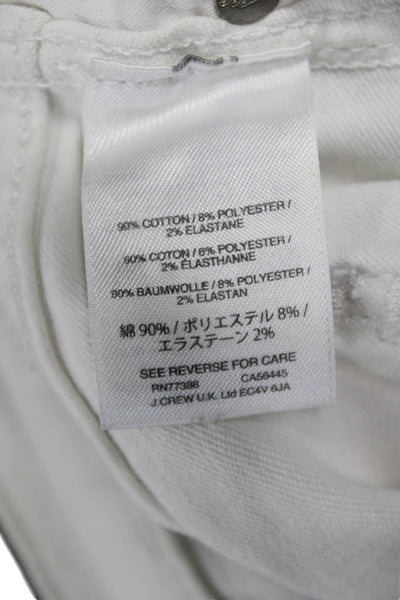 Madewell Mens Herringbone Collared Button Shirt White Long Sleeve Size 24