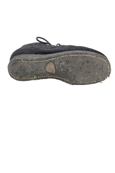 Proenza Schouler Womens Lace Up Ankle Boots Shoes Black Size 7