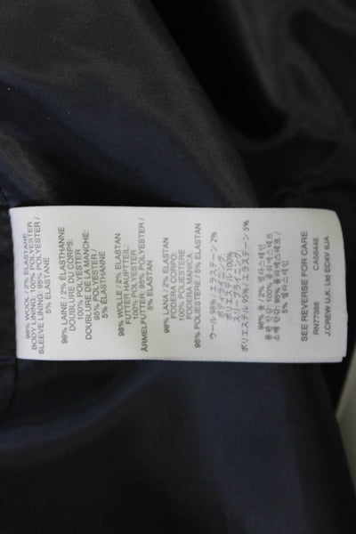 J Crew Women Dark Gray Wool Cardigan Button Long Sleeve Size S