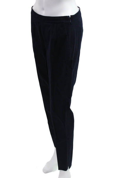 J Crew Womens Ankle Dress Pants Dark Blue Size 4 Tall