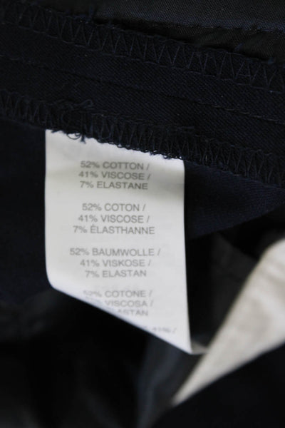J Crew Womens Ankle Dress Pants Dark Blue Size 4 Tall
