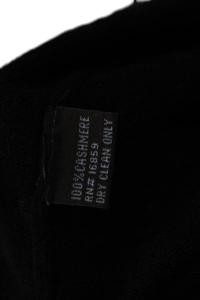 J. Mclaughlin Women Cardigan Sweater 100% Cashmere Black Long Sleeve Size XS