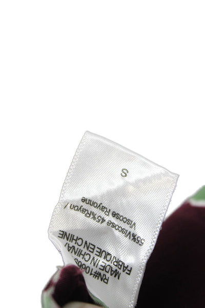 YFB Women Maxi Slip Dress Brown V Neck Bohemian Rayon Size S