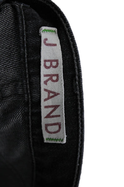 J Brand Womens Bootcut Dark Gray Jeans Mid Rise Button Size 27