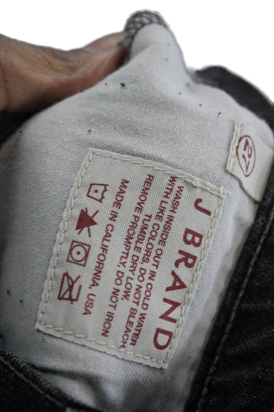 J Brand Womens Bootcut Dark Gray Jeans Mid Rise Button Size 27