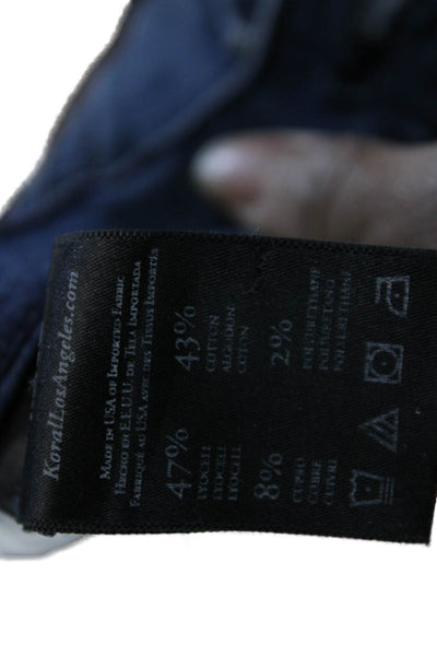Koral Womens Bootcut Jeans Dark Blue Size 28
