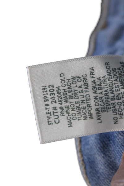 Just Black Women Ankle Skinny Light Blue Jeans Button Fly Size 30