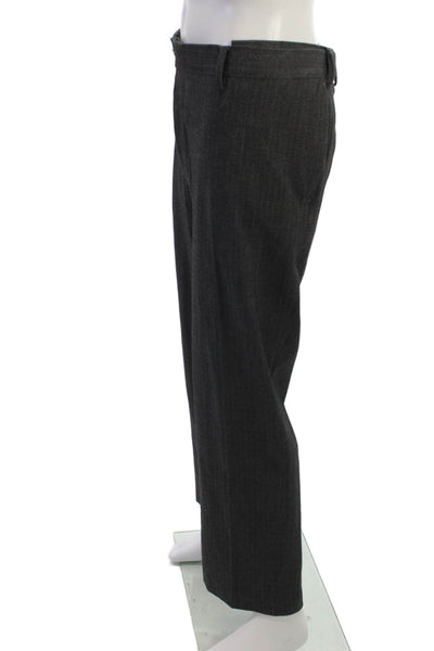 Oak Hill Mens Dress Pants Dark Gray Button Closure Size 46