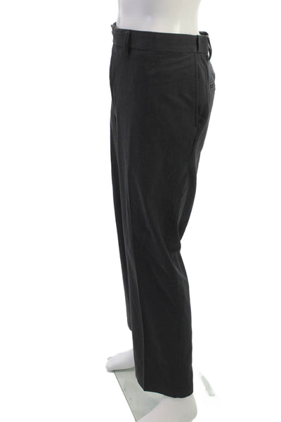 Oak Hill Mens Black Dress Pants Button Big & Tall Size 46