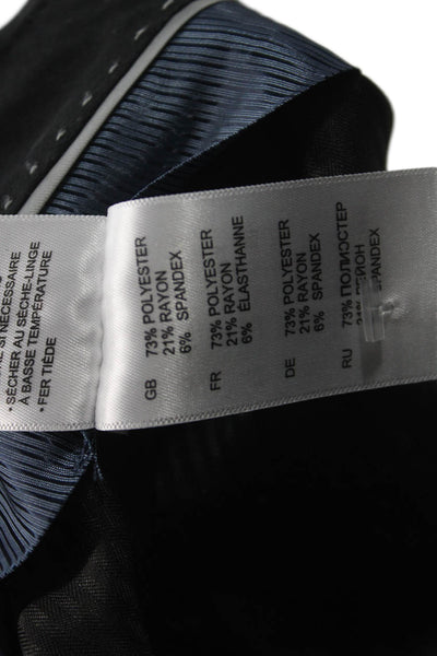 Oak Hill Mens Black Dress Pants Button Big & Tall Size 46