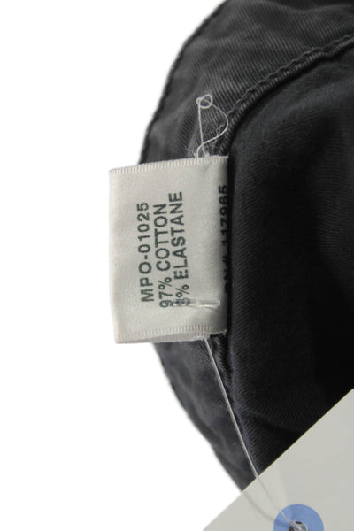 J Brand Mens Straight Jeans Black Button Cotton Stretch Size 31