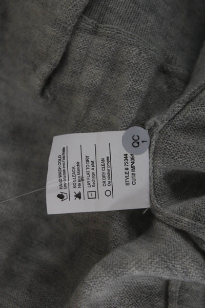 Vince Women Sleeveless Cashmere Sweater Gray Size M
