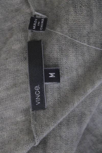 Vince Women Sleeveless Cashmere Sweater Gray Size M