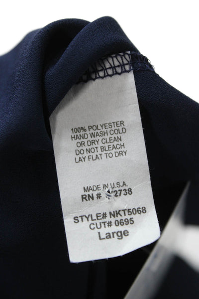 Karlie Women Dark Blue V-Neck Polyester Camisole Size L