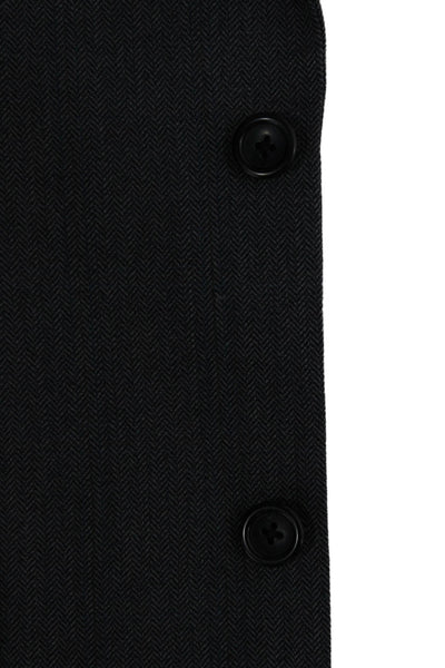 Joseph & Feiss Men's Dark Gray Herringbone Wool Suit Jacket Button Size 40