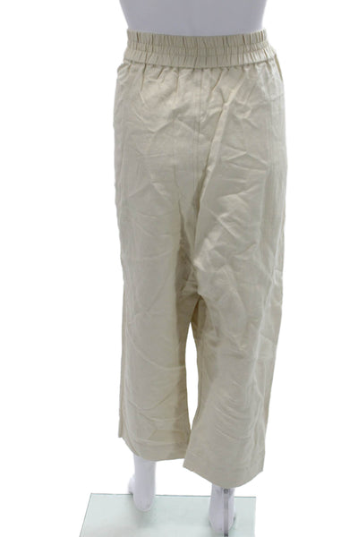 A Piece Apart Womens Cropped Beige Pants Size XL