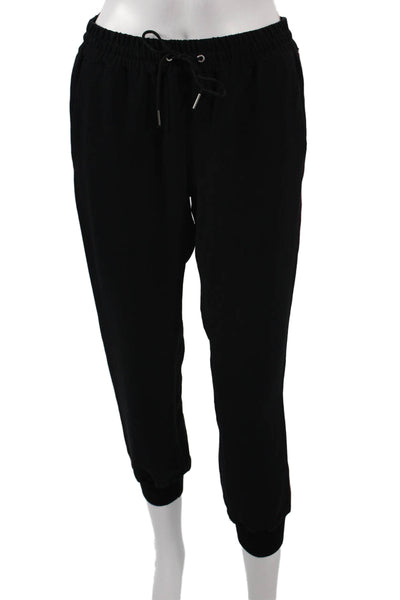 Wilfred Womens Black Jogger Sweatpants Drawstring 100% Polyester Size XS