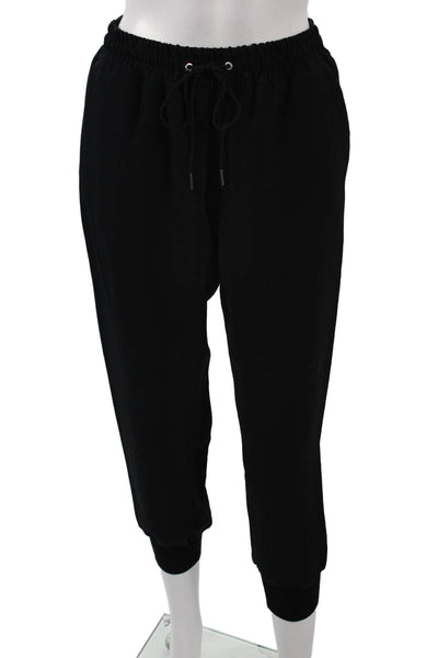 Wilfred Womens Jogger Sweatpants Black Polyester Drawstring Size XS