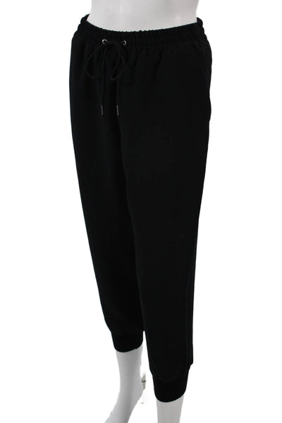 Wilfred Womens Jogger Sweatpants Black Polyester Drawstring Size XS