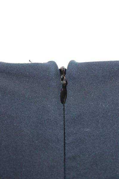 Rag & Bone Womens Ankle Dress Pants Dark Blue Cotton Size 8