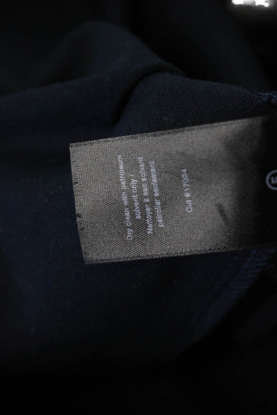 Rag & Bone Womens Ankle Dress Pants Dark Blue Cotton Size 8