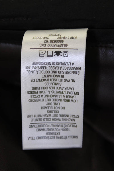 Joes Women Brown Dress Pants 100% Polyurethane Zip Inseam 32 Size 24