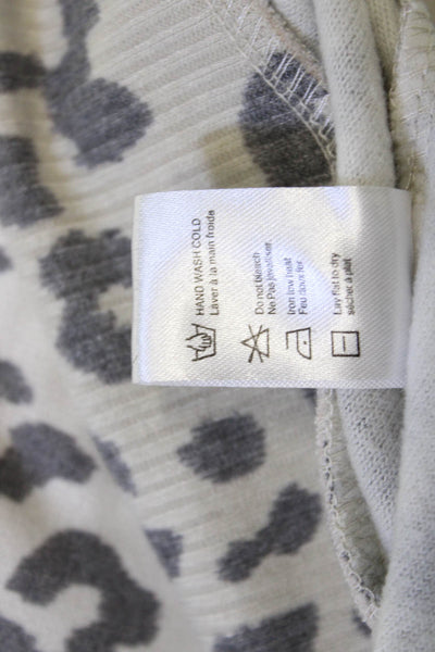 Chaser Womens Ankle Beige Animal Print Leggings Size XS